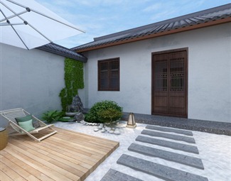 新中式 庭院