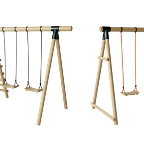 现代 秋千 户外儿童秋千