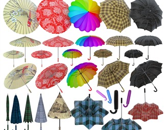 现代折叠伞