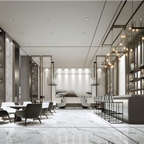 现代 接待区 洽谈区