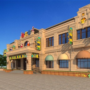 欧式 幼儿园建筑 幼儿园