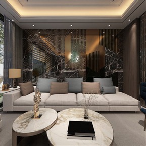 现代 客餐厅 一楼