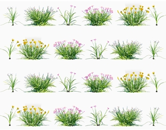 现代花丛
