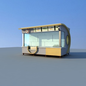 现代 售货亭 销售仓