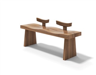 现代防腐木坐凳