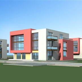 现代 办公楼 别墅办公楼