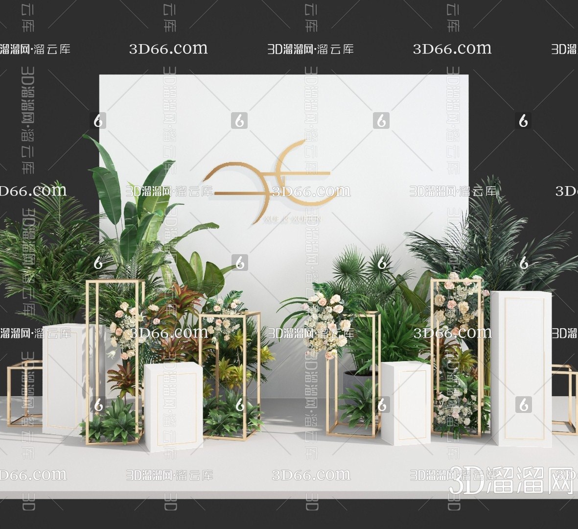 【现代美陈3D模型】-3D现代美陈3d模型下载-溜溜ID1632449420-免费3Dmax模型库_3d溜溜网-花瓣网