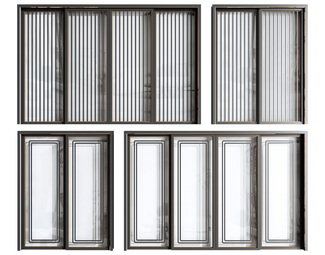 新中式个性推拉门