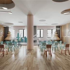 现代 幼儿园 幼儿园教室