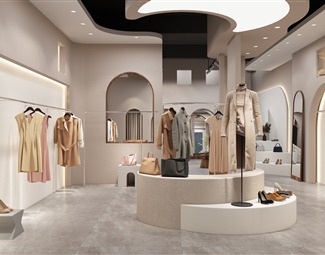 现代 服装店 韩 女装店