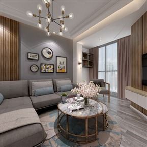 现代 客餐厅 公寓