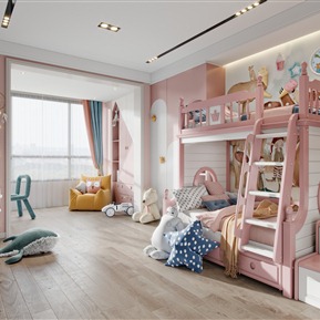 现代 儿童房