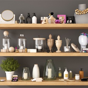 北欧 墙上置物架