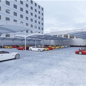 现代 停车场 露天停车场