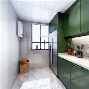 现代 厨房 厨房全景