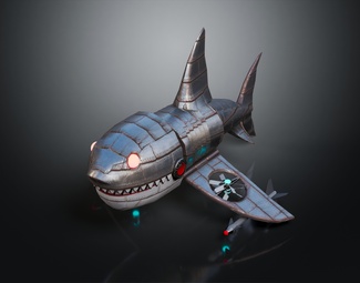 工业LOFT鲨鱼飞机