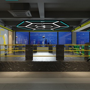 现代 拳击馆 运动馆拳击所