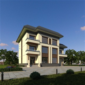 新中式 独栋别墅 别墅