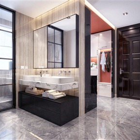 现代 门厅 厨房卫生间门厅