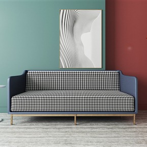 轻奢 双人沙发 双人沙发落地灯