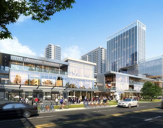 现代 商业街 沿街商业公建 沿街办公楼