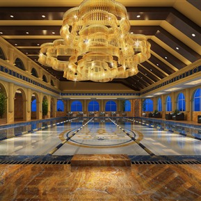 轻奢 游泳馆 游泳池