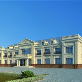 欧式 会所建筑 接待中心