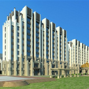 欧式 住宅楼 高层住宅楼