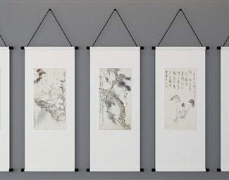 中式 字画 装饰画