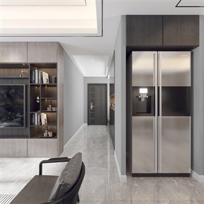 现代 客餐厅 黑白灰客餐厅