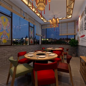 新中式 包间 餐厅 包房 火锅店