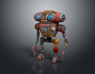 工业LOFT机器人玩具