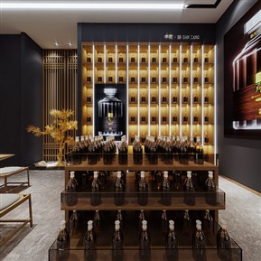 现代 专卖店 一楼门头