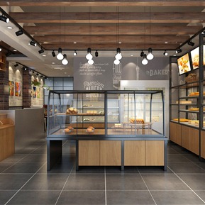 工业LOFT 面包店 蛋糕面包店