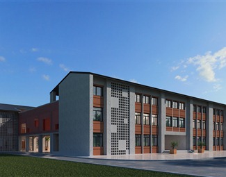 现代 建筑 教学楼