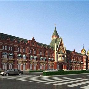 欧式 商业楼 俄式商业街