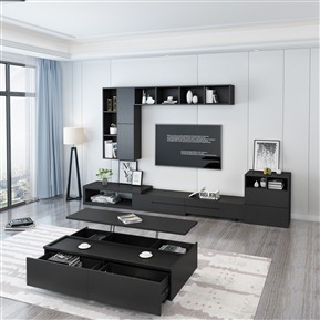 现代 电视柜 电视柜茶几