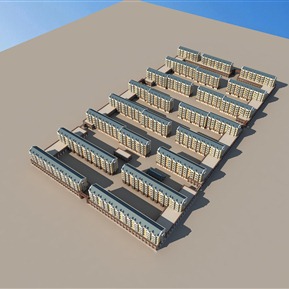 欧式 鸟瞰图 住宅规划