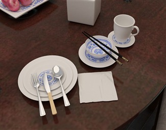 现代 餐具