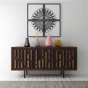 北欧 电视柜 装饰柜装饰品组合