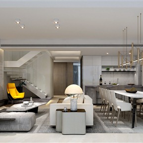 现代 客餐厅 高调奢华客厅