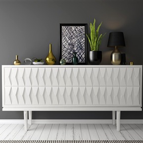 现代 电视柜 装饰柜装饰品组合