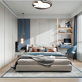 现代 儿童房 卧室儿童房