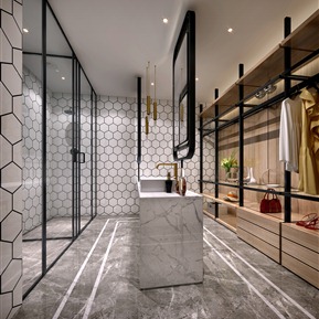 工业LOFT 衣帽间 卫生间衣帽间