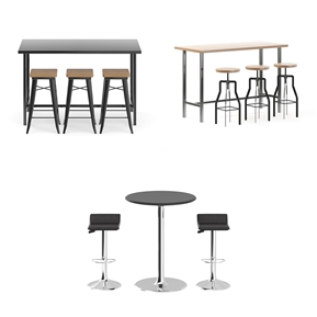 现代 吧台椅组合 桌椅组合