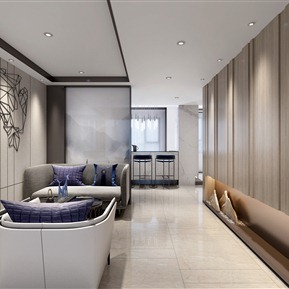 现代 接待区 办公休闲接待区