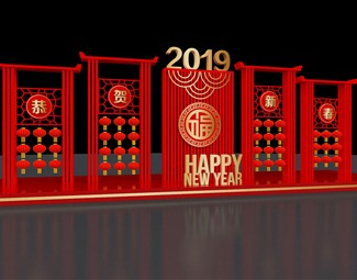 新中式政府新年美陈