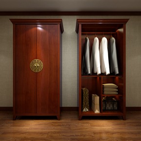 新中式 衣柜 实木衣柜