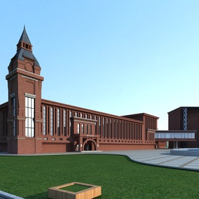 欧式 会所建筑 会馆