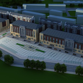 现代 商业楼 商服